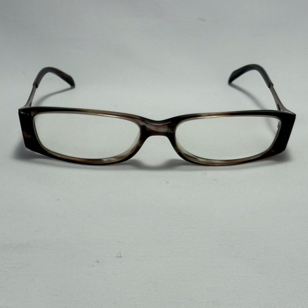 Smoky Brown Rectangle Eyeglasses - Frames Only - image 2